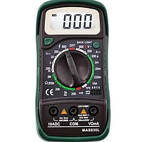 Мультиметр цифровий тестер із продзвоном Digital Multimeter MAS830L