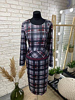 Стильное женское платье, ткань "Ангора Софт" 52, 54 размер 52