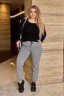Женские спортивные брюки на резинке внизу размеры 42-44, 46-48, 50-52, 54-56