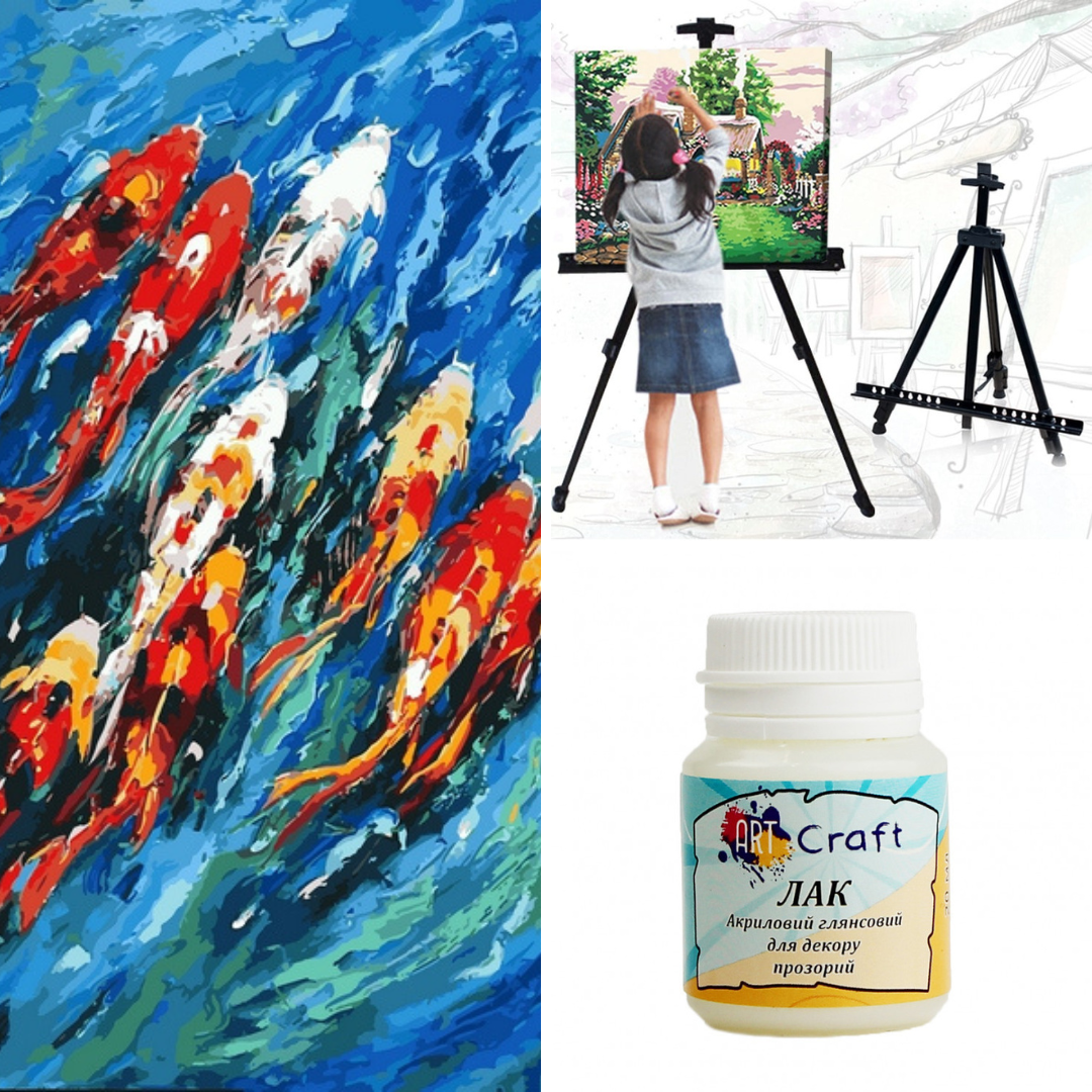 Картини за номерами в Херсоні Розмальовка, мольберт і лак, фото 1