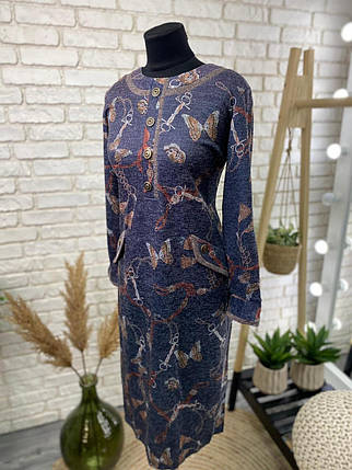 Стильна жіноча сукня, тканина "Ангора Софт" 54, 56, 58, 60 розмір 54, фото 3