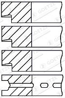 Кольца поршня компрессора d-75 Mercedes 814 OM366 08-742500-00 GOETZE