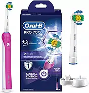 Електрична зубна щітка  Braun Oral-B Pro 700 3D White/Pink, фото 5