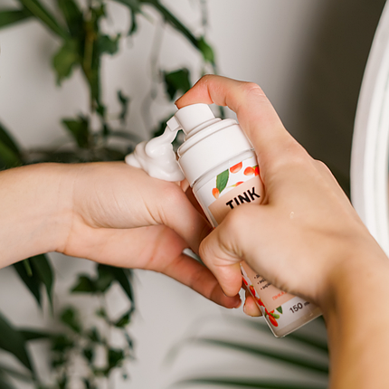 Пінка для вмивання TINK Cleansing Foam для всіх типів шкіри, 150 мл годжі та вітамін А, фото 3