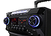 Музична колонка ZXX-9292, акустична система з 2-ма радіомікрофонами, пульт управління, на акумуляторі, фото 4