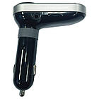 FM модулятор CM i9 в машину з Bluetooth, бездротовий + Пульт, Сірий / Трансмітер для машини в прикурювач, фото 4