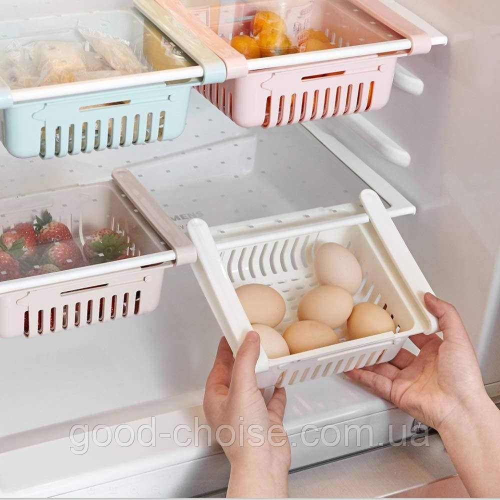 Подвесной контейнер для холодильника Kitchen storage rack / Сьемная полка для хранения продуктов - фото 8 - id-p1789795541