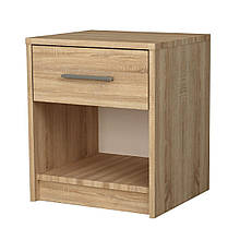 Тумба приліжкова в спальню з ДСП Теннессі Дуб сонома Модерн