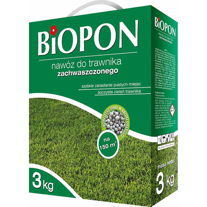 Добриво для газону проти бур'янів BIOPON 3 кг