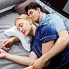 Подушка ортопедична з ефектом пам'яті (35х30х13 см), Nap pillow NJ-137, Біла / Подушка тунель, фото 5