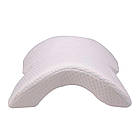 Подушка ортопедична з ефектом пам'яті (35х30х13 см), Nap pillow NJ-137, Біла / Подушка тунель, фото 8