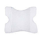 Подушка ортопедична з ефектом пам'яті (35х30х13 см), Nap pillow NJ-137, Біла / Подушка тунель, фото 6