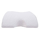 Подушка ортопедична з ефектом пам'яті (35х30х13 см), Nap pillow NJ-137, Біла / Подушка тунель, фото 7