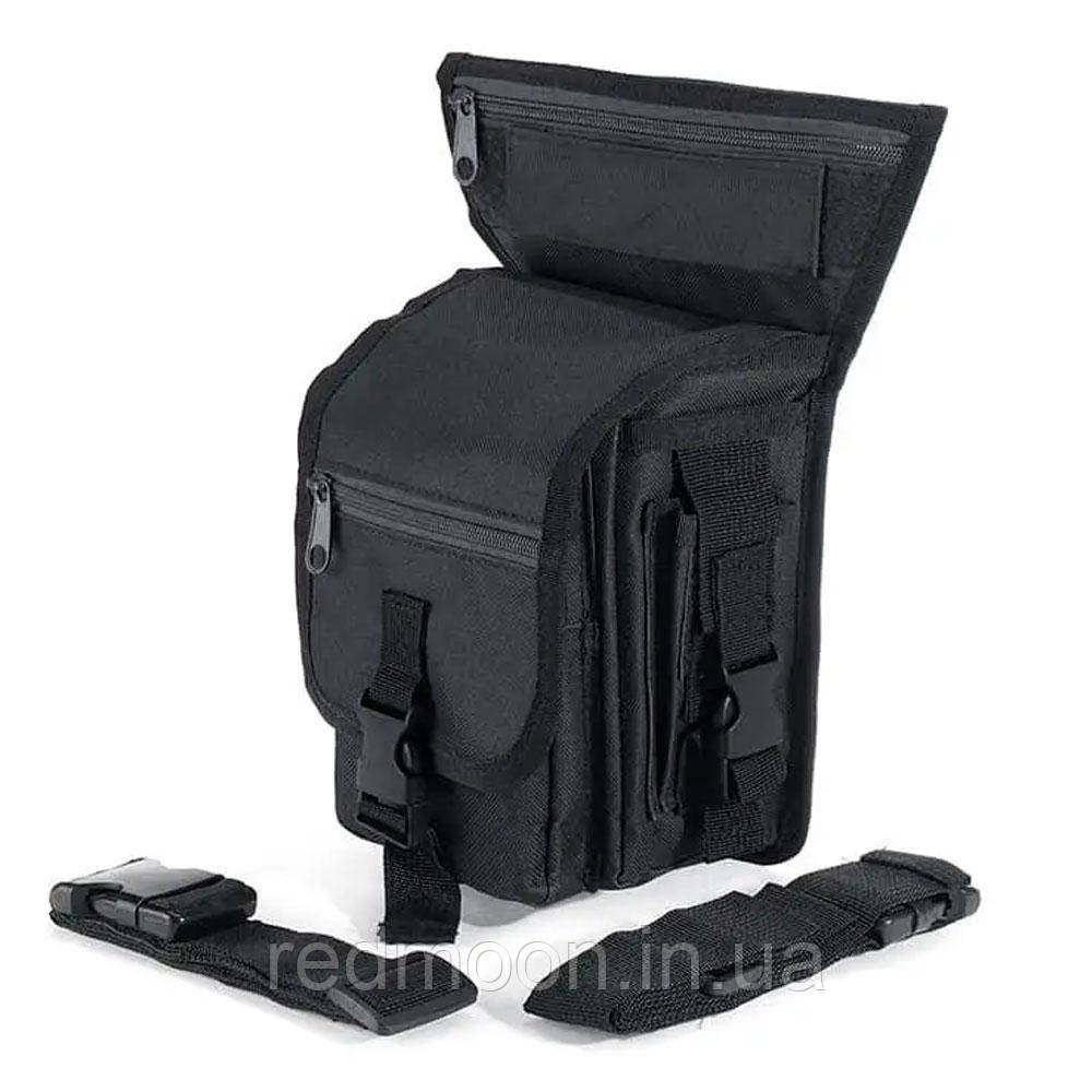 Сумка на Бедро Тактическая 5л, A05, Черная/ Армейская Мужская Сумка на ...