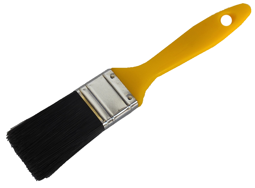 Пензлик малярний чорний нейлон 1,5"