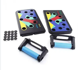 Платформа з упорами для віджимання від підлоги foldable push up board JT-006, чорна, фото 5