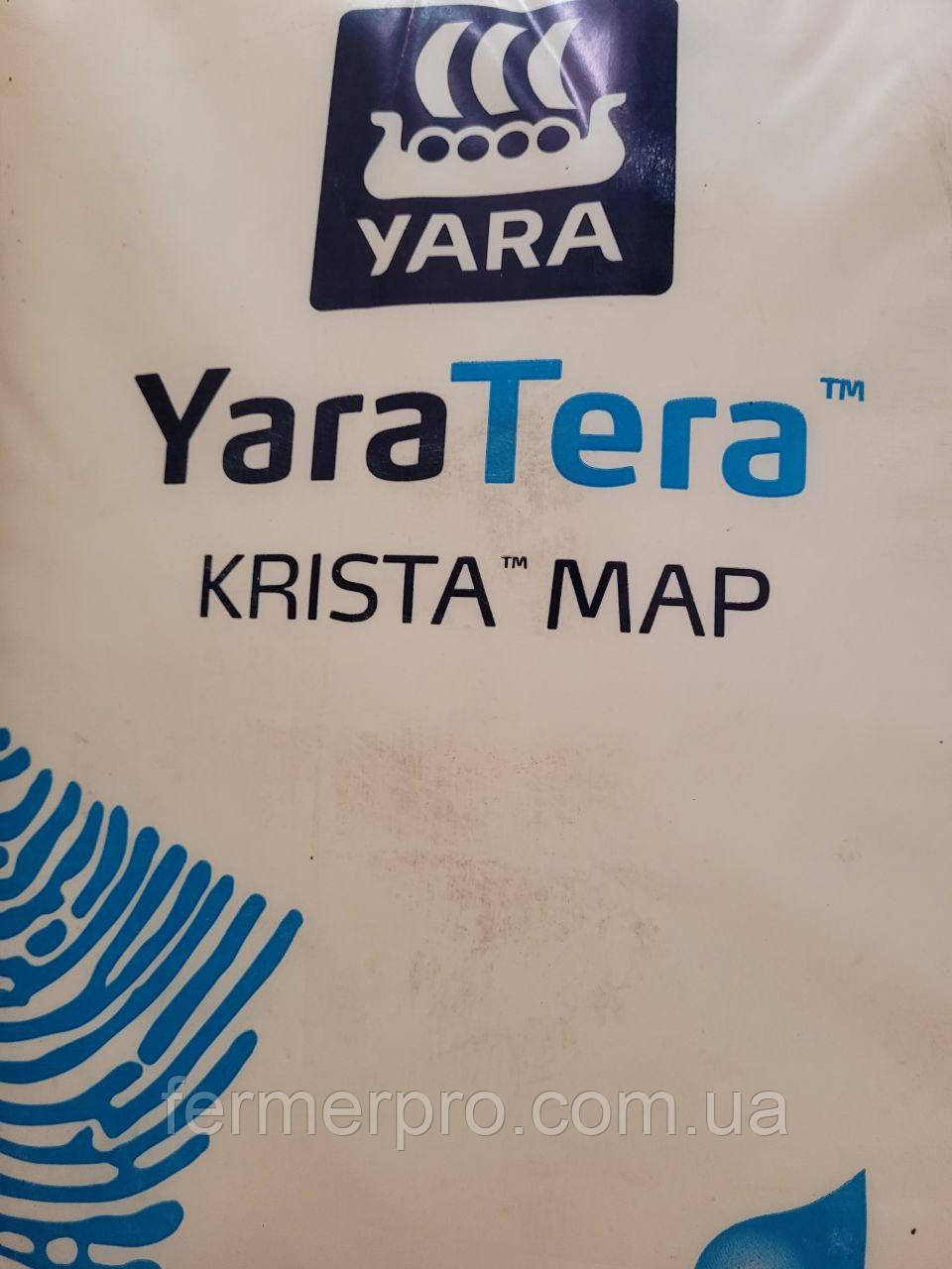 YaraTera KRISTA MAP (YaraTera Кріста МAР) моноамоній фосфат, 25 кг, Yara