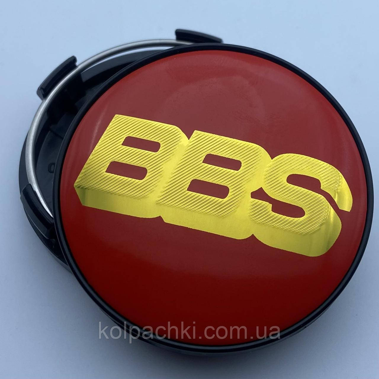 Ковпачок із логотипом BBS 60 мм 56 мм червоні