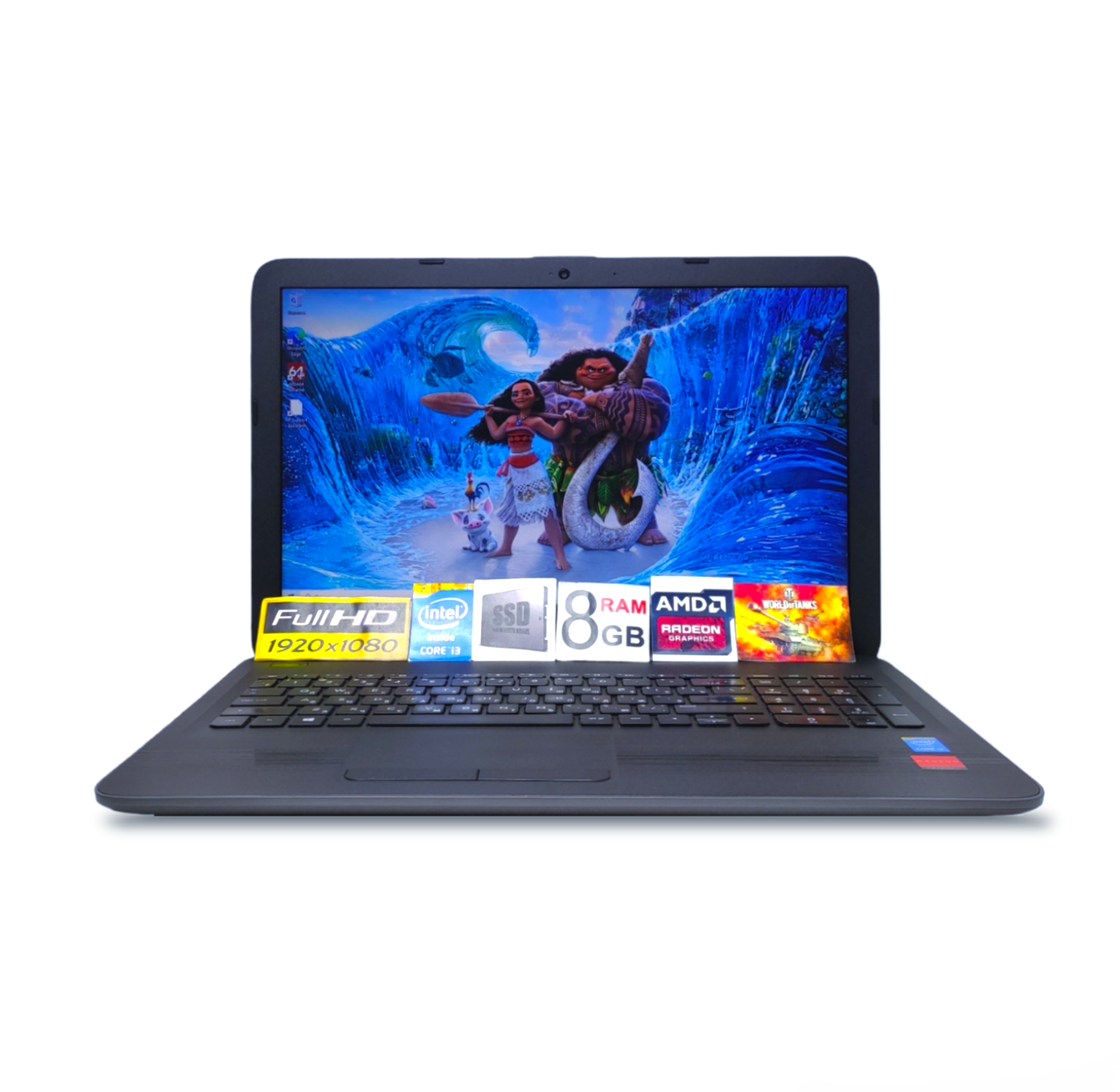 Ігровий ноутбук HP 250 G5 FHD 15.6 Core i3-5005U 8GB Ram SSD 128GB AMD Radeon R5 M330 2GB