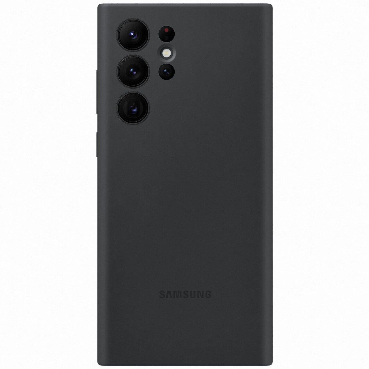 Оригінальний чохол Samsung Silicone Cover Black для Samsung S22 Ultra SM-S908