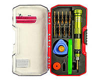 Набор инструментов A-2120 (Ручка, 10 бит, лопатка, присоска, медиатор, намагничиватель/размагничиватель...)