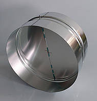 Клапан зворотний круглий оцинкований вентиляційний 125 мм КЗК