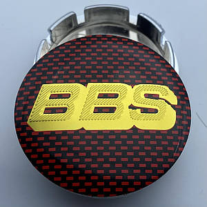 Ковпачок із логотипом BBS 56 мм 52 мм ббс червоні