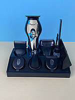 Аккумуляторная машинка для стрижки Gm-562, 11 в 1 (набор для стрижки волос и бороды)