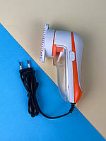 Машинка для удаления, снятие катышек с одежды с насадкой для чистки Gemei 230, оранжевый