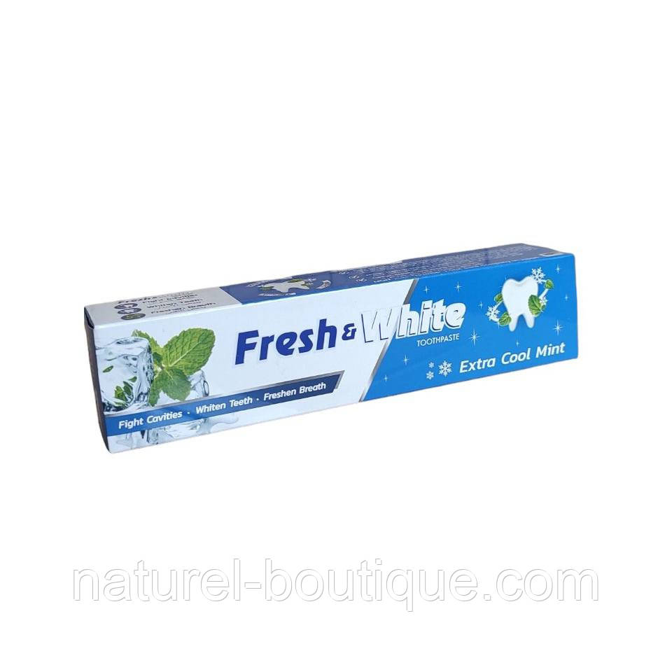 Зубна паста Lion Fresh White Extra Cool Mint Охолоджувальна м'ята