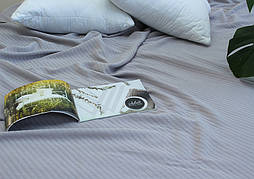 Простирадло-покривало піке  200х235см ТМ TAG Полоса сірий