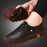 Лофери найзручніше взуття, жіноче повсякденне взуття, кросівки чорного кольору, розмір 36 Код 67-0001
