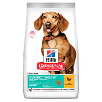 Сухой корм для собак Hill's Science Plan Canine Adult Small & Mini Perfect Weight Chicken 1,5 кг Акция