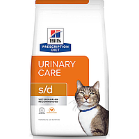 Лікувальний сухий корм для котів Hill's Prescription Diet Feline Urinary Care s/d Chicken 3 кг Акція