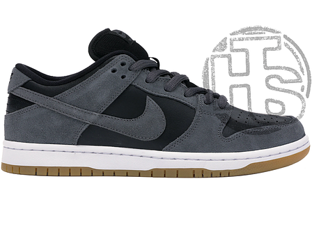 Чоловічі кросівки Nike Dunk Low Dark Grey Black Gum AR0778-001, фото 1