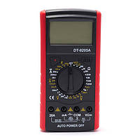 Цифровий мультиметр тестер Digital DT-9205A Червоний