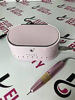 Безшумный апарат для маникюра в розовом цвете Bucos