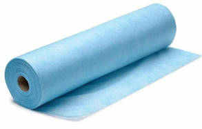 Простирадло спанбонд 0,8 м. * 100 п.м. блакитна