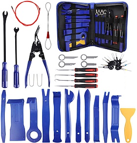 Знімачі для демонтажу оббивки автомобільного салону та магнітол 39 ел. в чохлі Falcon F05013