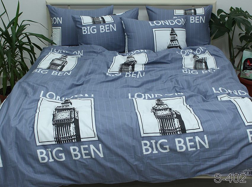 Комплект двоспальний сатин з компаньйоном ТМ TAG S402, фото 1