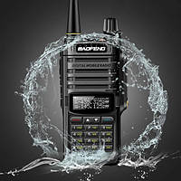 Рация Baofeng UV-9R plus 8W, защита IP67, VHF/UHF, акб на 2800 mAh, фонарик, FM радио.