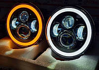 Led Фары Нива 2121-21213 Тайга УАЗ 469 ГАЗ 24, ВАЗ 2101, Хаммер, FJ Cruiser, w463,