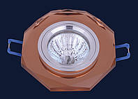 Точечный врезной светильник 705079 коричневый