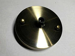 Настінно-стельова основа для світильника (круг 100 мм) колір Бронза