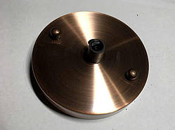 Настінно-стельова основа для світильника (круг 100 мм) колір Мідь
