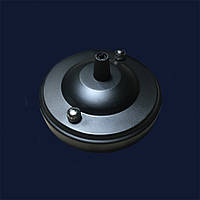 Настінно-стельова основа для світильника (круг 105 мм) колір Чорний