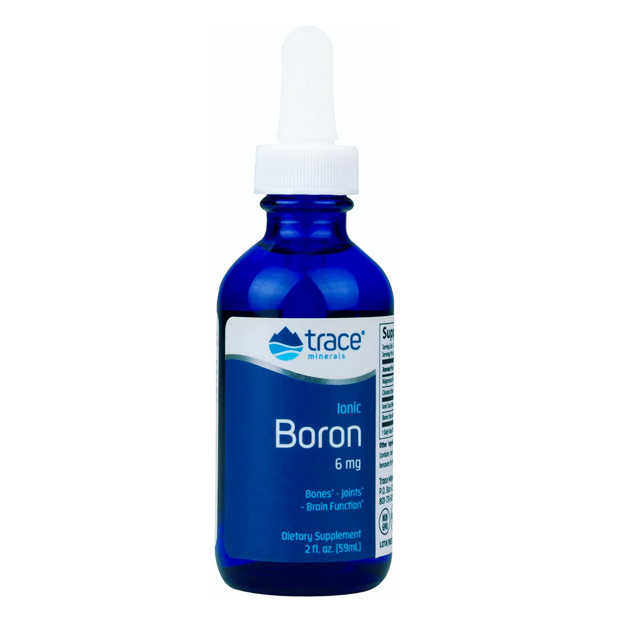 Бор іонний, Ionic Boron, Trace Minerals Research, 6 мг, 59 мл BX819