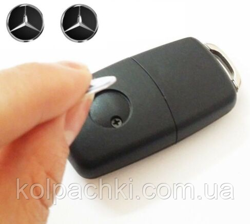 Наклейка на ключ Mercedes 14 мм мерседес