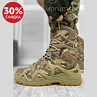 Мужская военная защитная обувь мультикам, Тактические Ботинки LOWA Zephyr мембрана