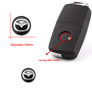 Наклейка на ключ Mazda 14 мм